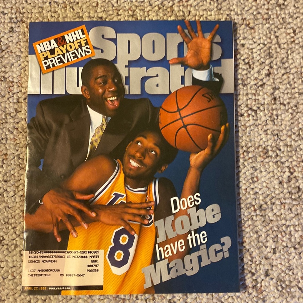 Kobe Bryant Sports Illustrated 1998